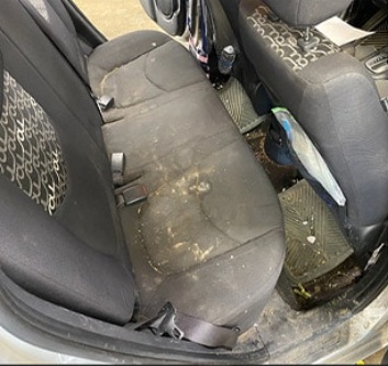 Rear cabin before detailing