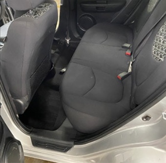 Rear seats after detailing